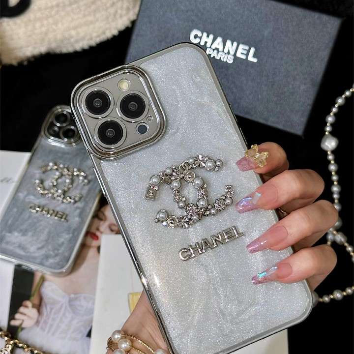 大人の女性向けchanel iphone15ケース電気メッキ