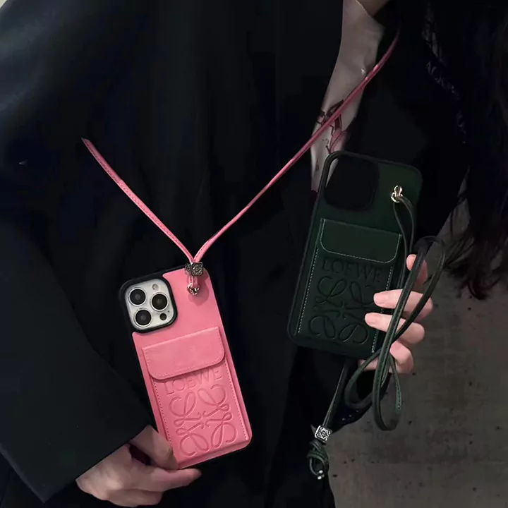 loewe iphone15ケース斜めがけ