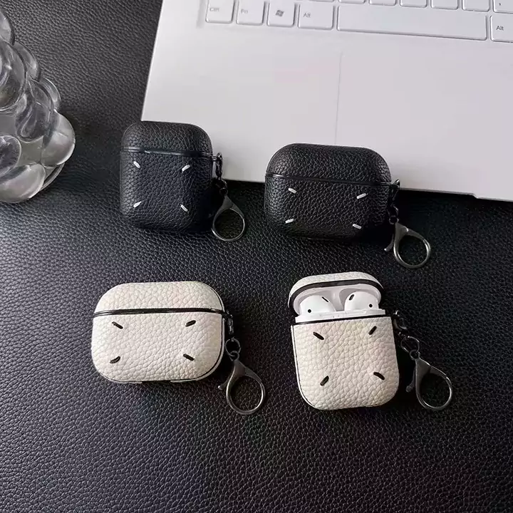 マルジェラ airpods4ケース 4ステッチ