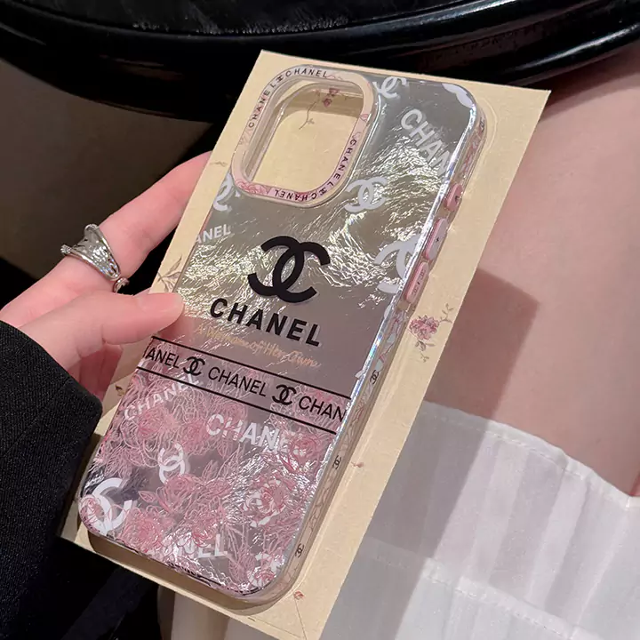 chanel iphone14ケース 青 チェック