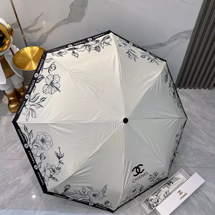 上品 chanel ロゴ 晴雨傘