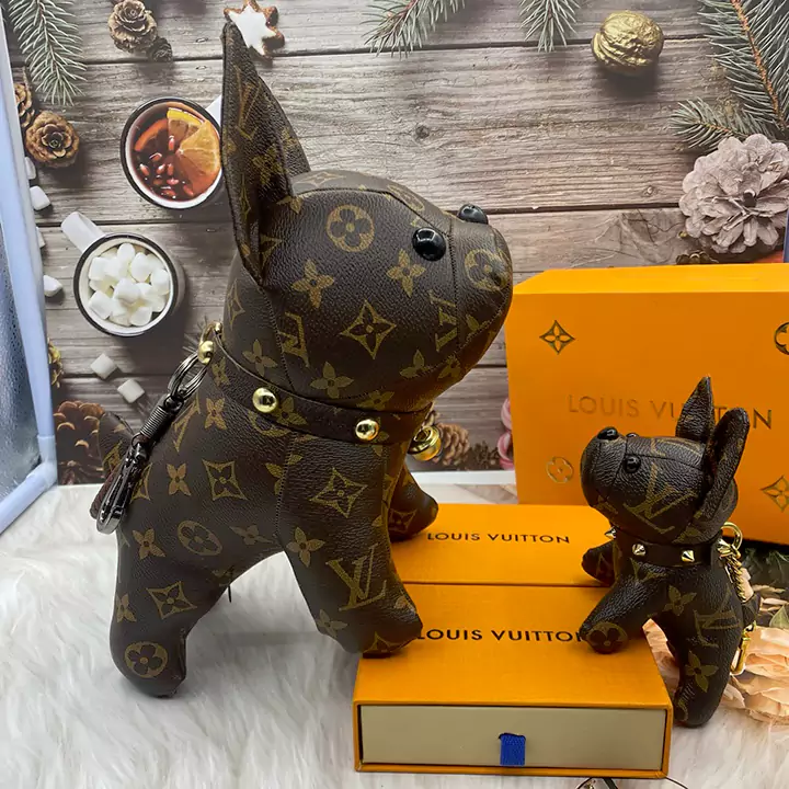 LOUIS VUITTON 犬キーホルダー