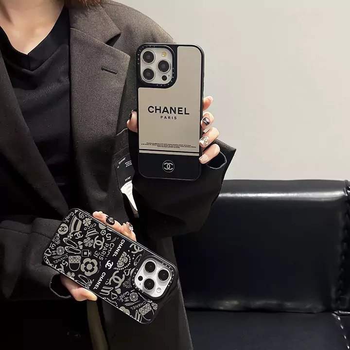 chanel アイフォーン16カバー ミラー 付き