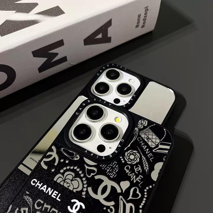 プリント柄 chanel iphone16 proケース