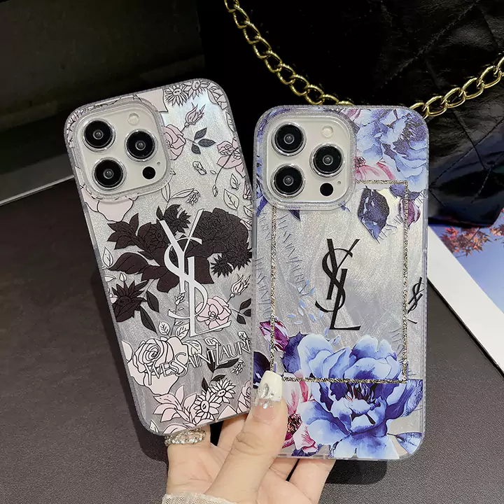 ysl iphone16 花 柄 携帯 ケース