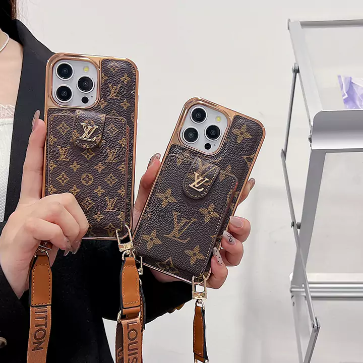 大人気 LV 斜め掛け iphone16 proケース