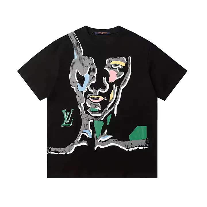 vuitton 半袖 tシャツ 人物画像