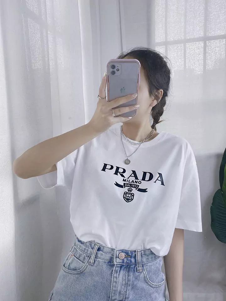 PRADA  半袖 Tシャツ メンズ レデイース おしゃれ