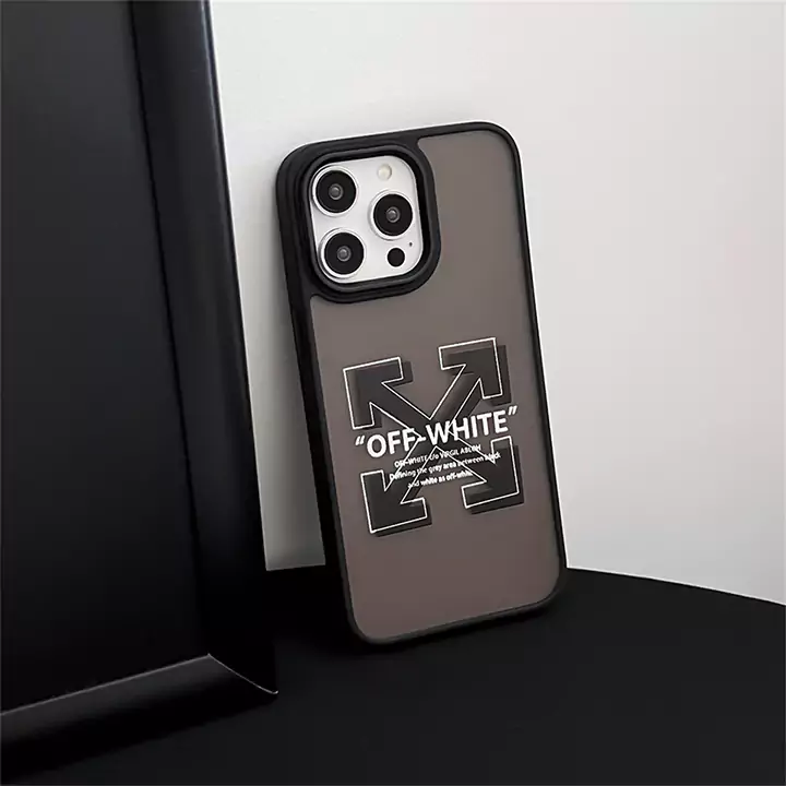 off white iphone15カバー 個性潮