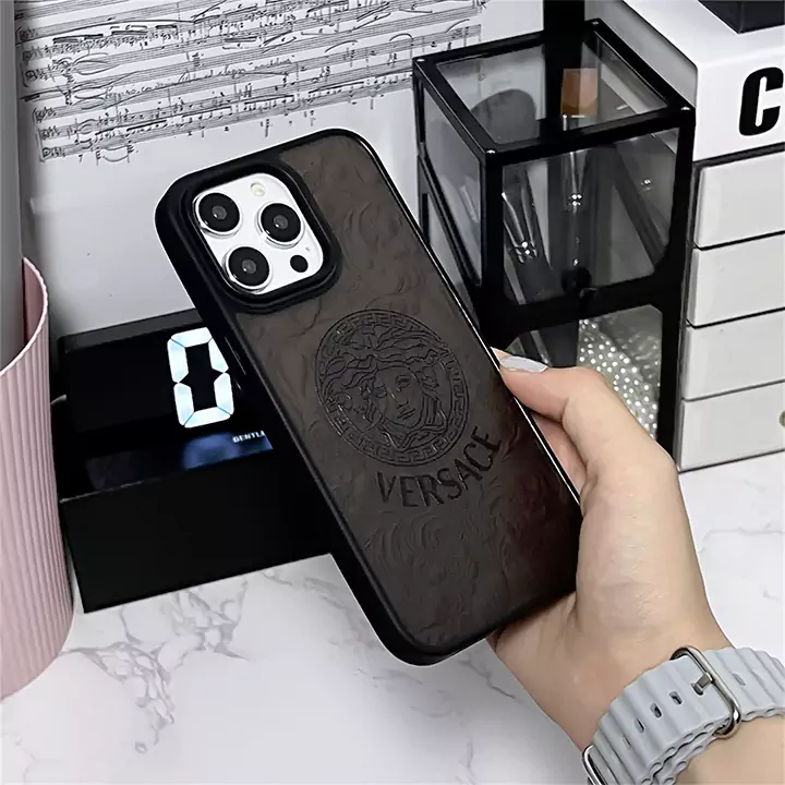 versace iphone15半透明カバー おしゃれ