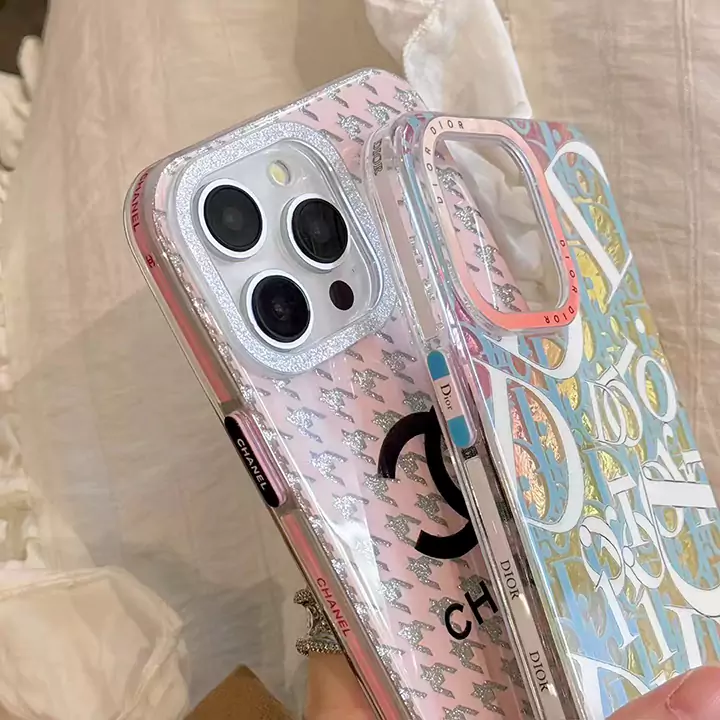 chanel風 iphone16 proカバー キラキラ