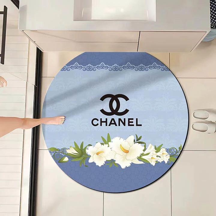 chanel 室内ラグマット 円形