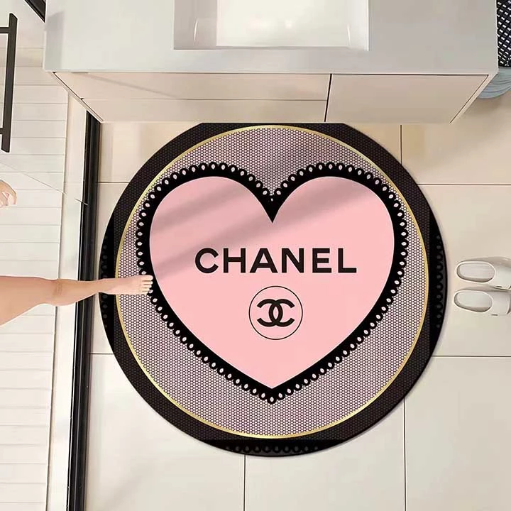 chanel 絨毯 円形