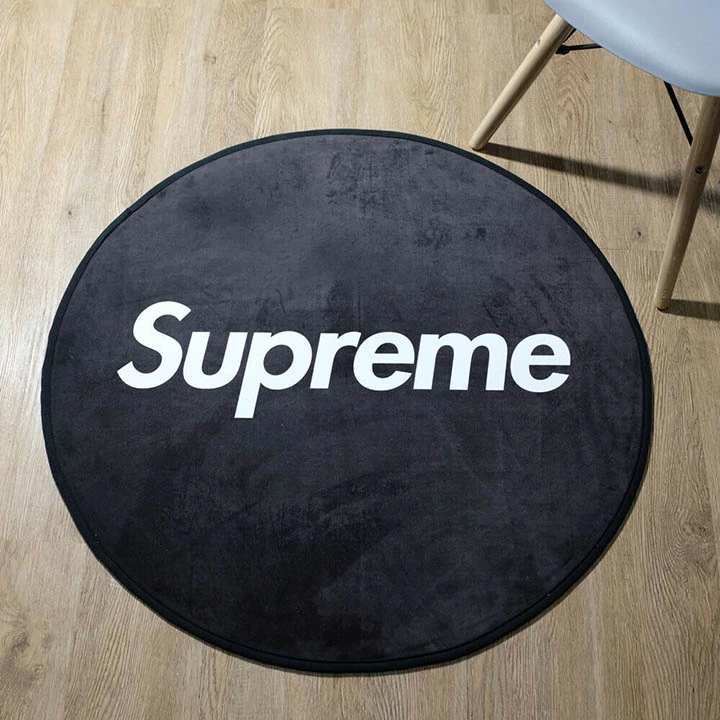 supremeアイコン 円型 絨毯