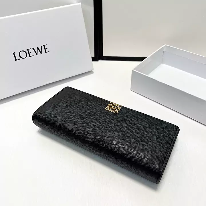 Loewe ラージウォレット黒