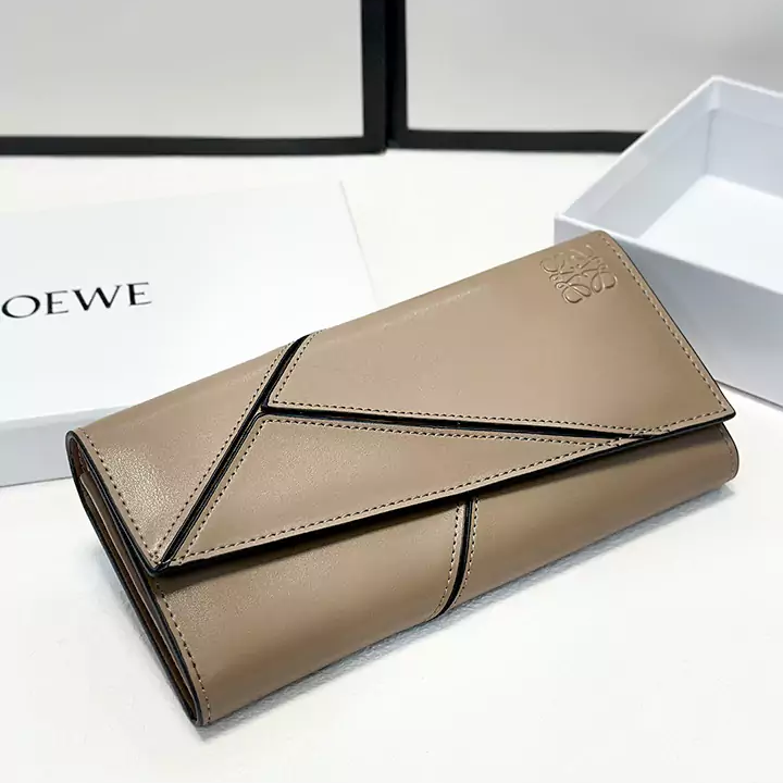 Loewe 二つ折り長財布 革