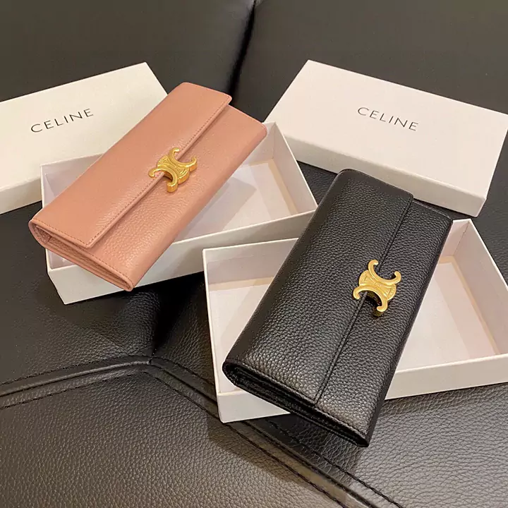 CELINE 二つ折り長財布コピー