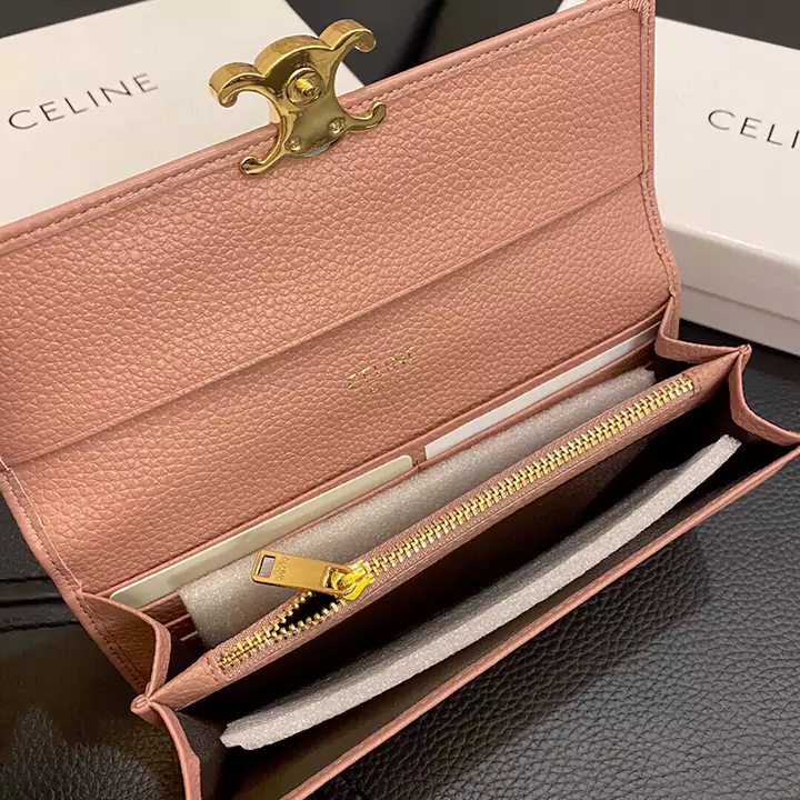 CELINE トリンオフ 二つ折り長財布