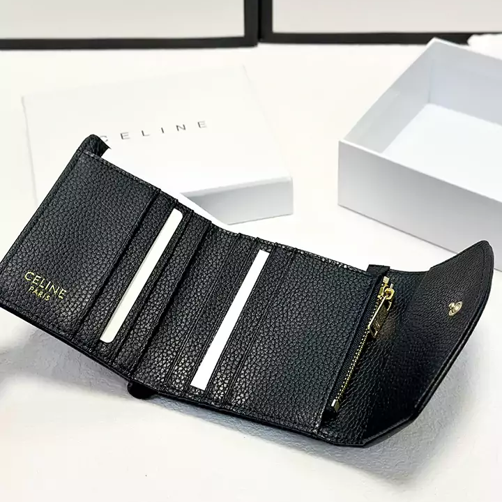 CELINE 三つ折り財布 ブラック