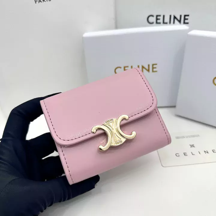 Celine 財布 ピンク