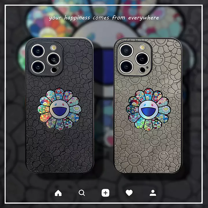 murakami sunflower iphone16ケース シープスキン