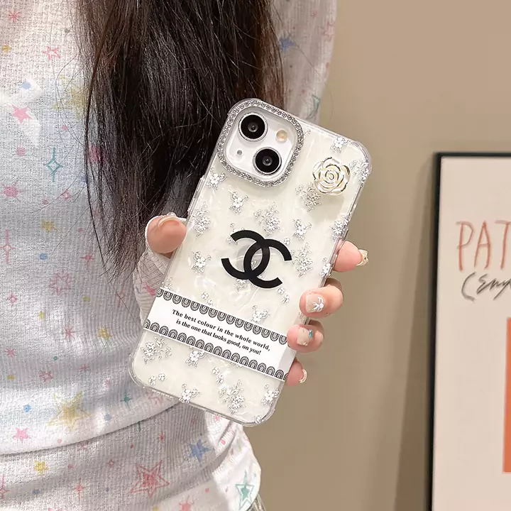 chanel iphone16promaxスマホケースキラキラ