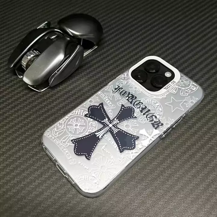 chrome hearts iphone 16 proケースカメラ保護 