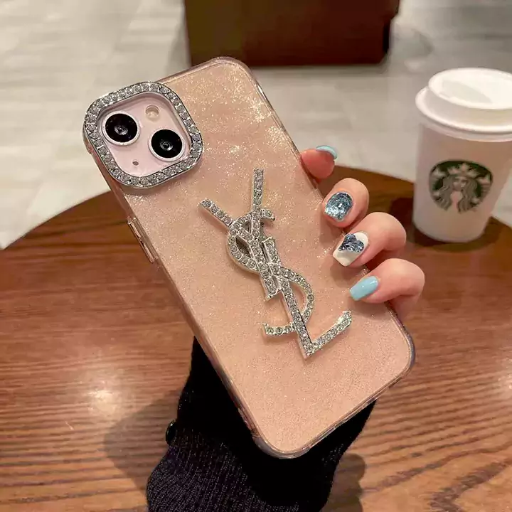 ysl iphone16 pro maxケース グリッター