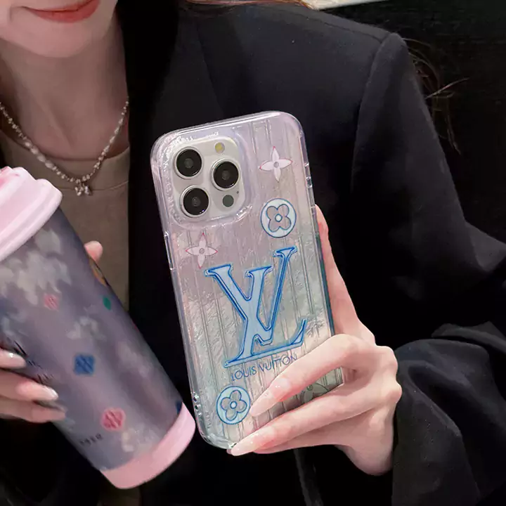 シルバーiphone16ケース lv