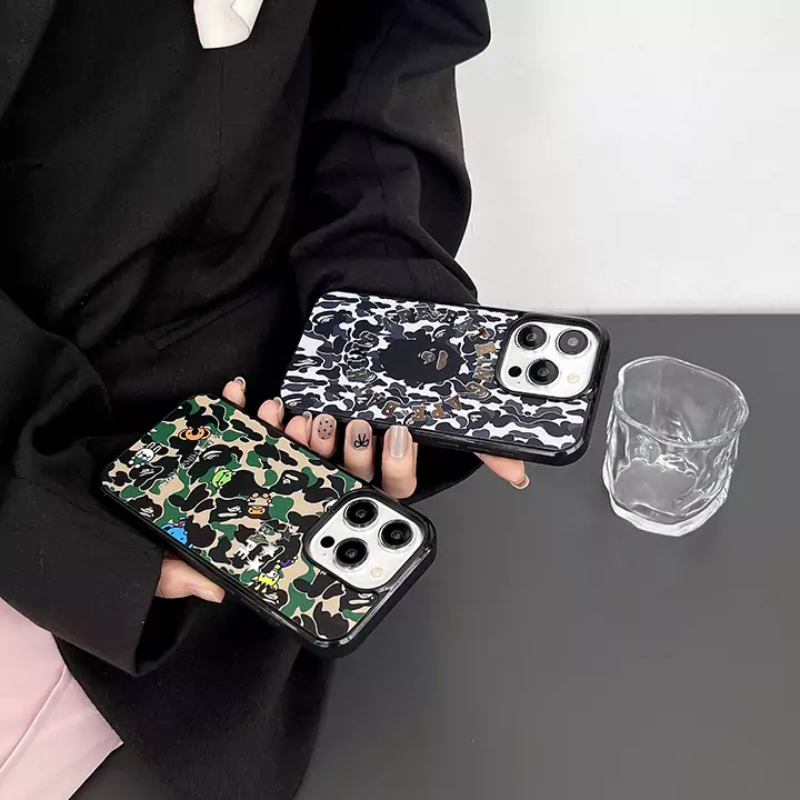 Bape iphone16 proカバー 迷彩柄 総柄