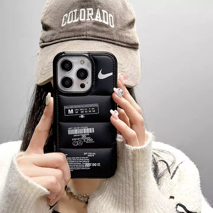 ダウンジャケット風iphone16ケース nike