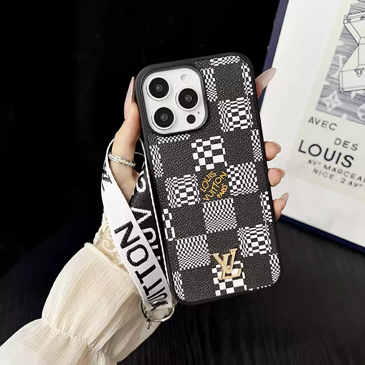 vuitton タグ プリント iphone16 plusケース