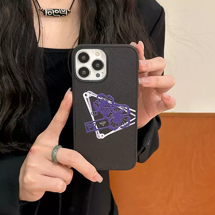 prada iphone16 proケース 大人 オシャレ