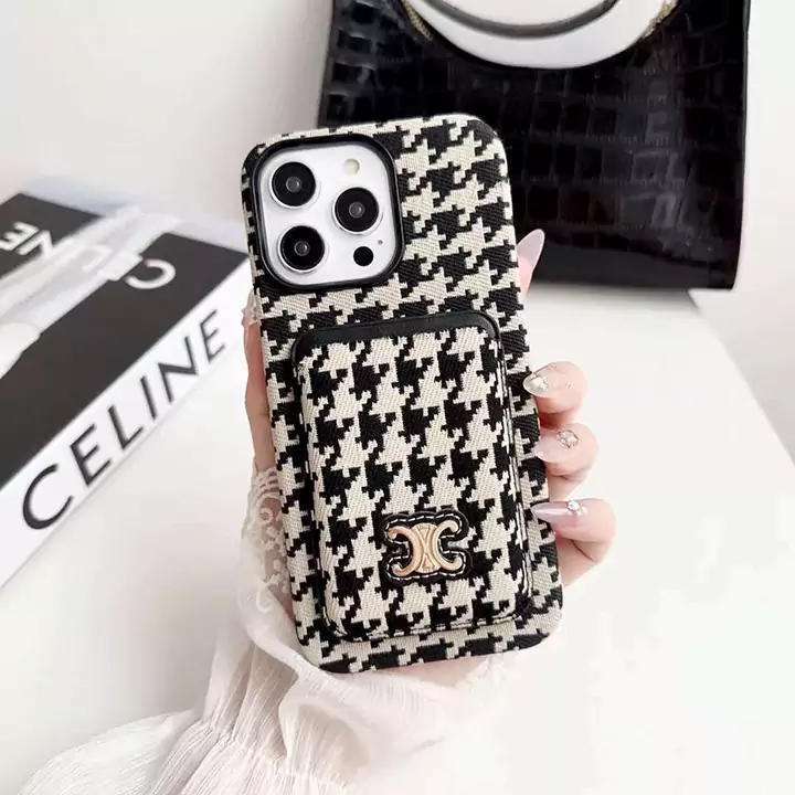 celine iphone16ケース カードポッケト付き