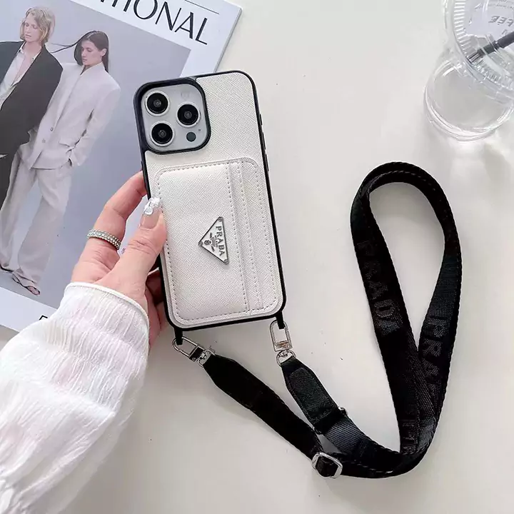 prada iphone 16 plusケースカードポケット