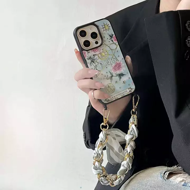 Christian Dior iphone16 proケース チェーン付き