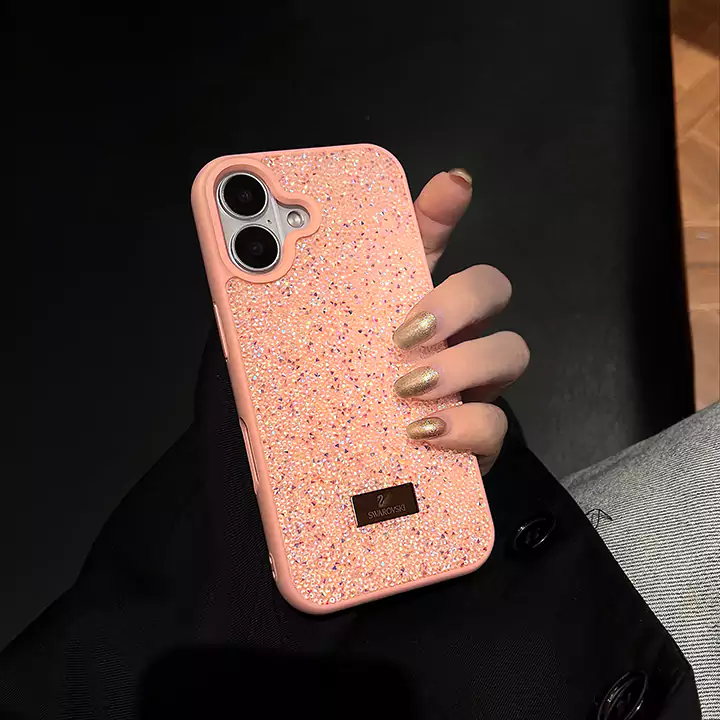 swarovski iphone16 カバー 女性