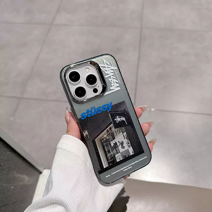 stussy 専門店 ロゴ iphone16 ケース