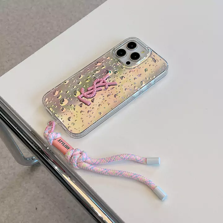 ysl iphone16 ケース ストラップ付き