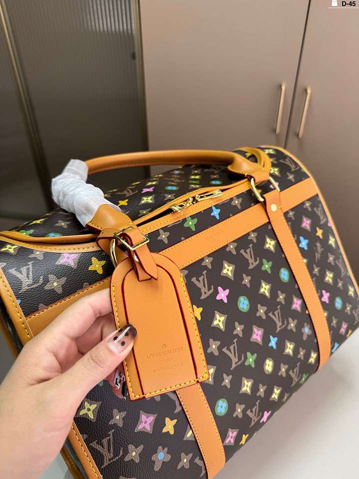 Vuitton キャリーバッグ 猫