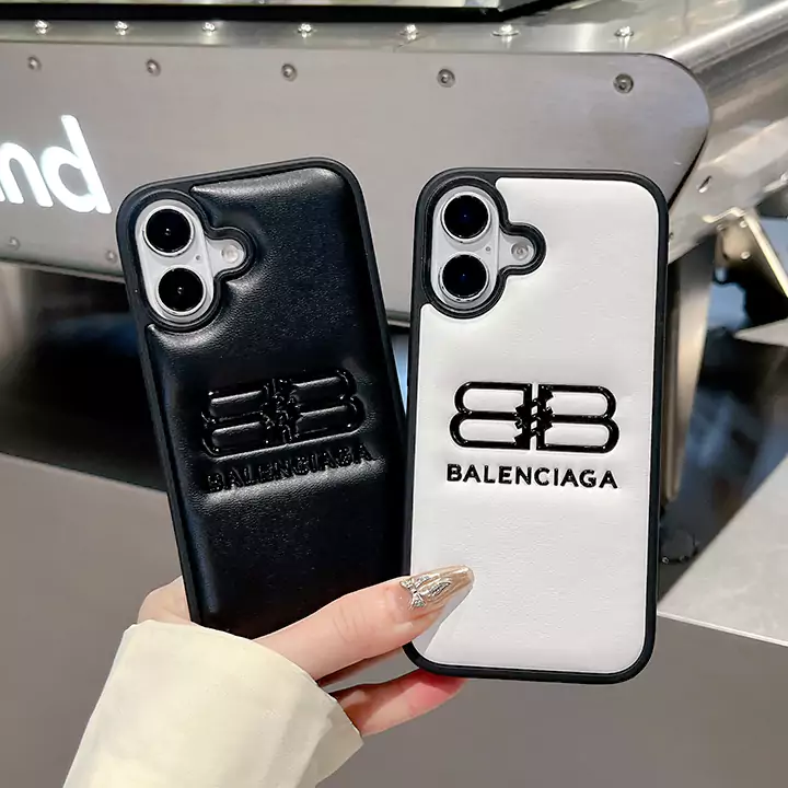 Balenciaga iphone16ケースホットプレスレザー