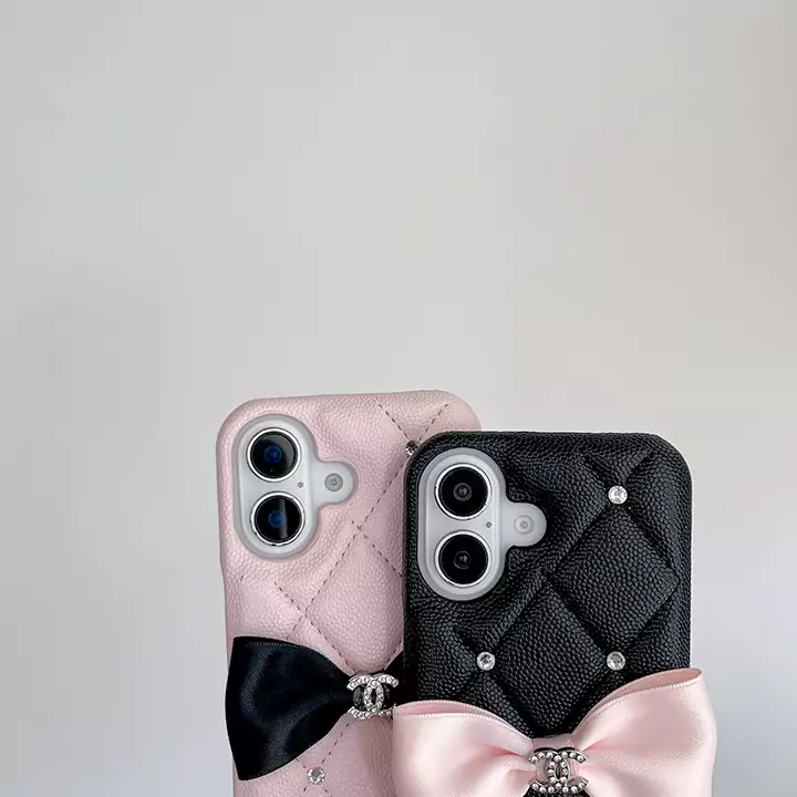 chanel iphone16 plusケースリボン