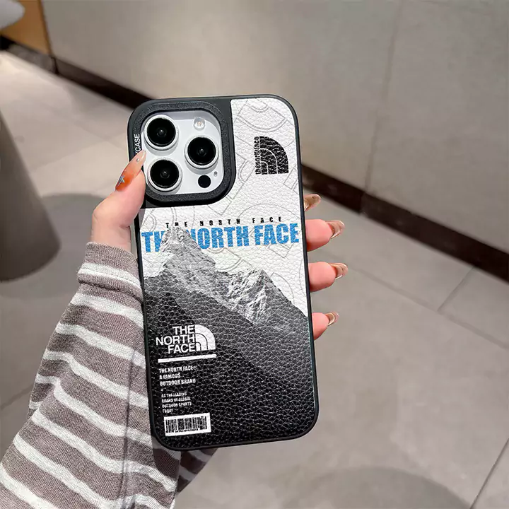 the north face iphone16 proケース レザー