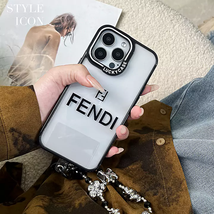 fendi iphone16ケースストラップ付きスマホ 落下防止