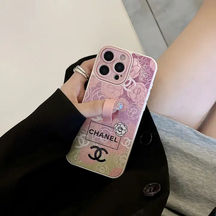 chanel iphone16 proケース ピンク 少女