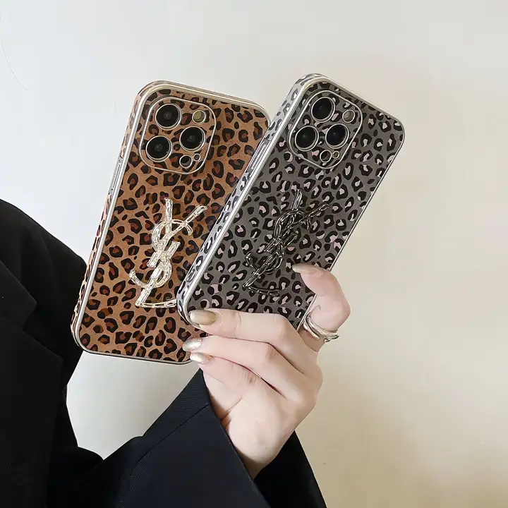 YSL メタルロゴ iphone16 pro maxケース 大人 女性 おしゃれ