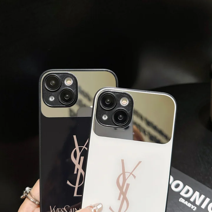 ysl iphone16 proケースミラー付き かわいい