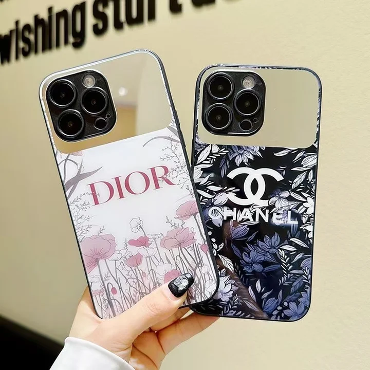 chanel iphone16 plusケース鏡付き