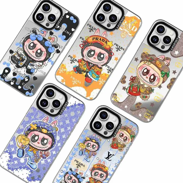 ルイヴィトンiphone16 plusケース アニメ風 キャラクター