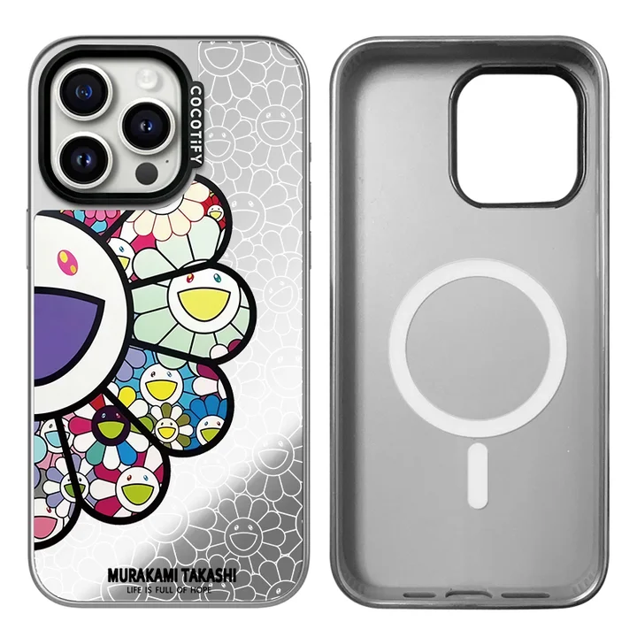 murakami sunflower iphone16 proケース若者 おしゃれ